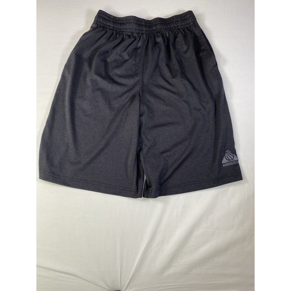 Men's Above The Rim Basketball Shorts Size Small Gray Drawstring 11” Inseam